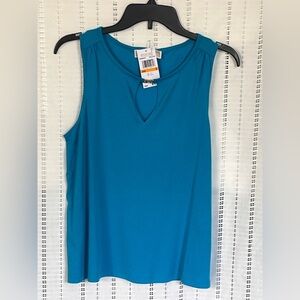 Michael Kors Blue Tank Top Sleeveless Style